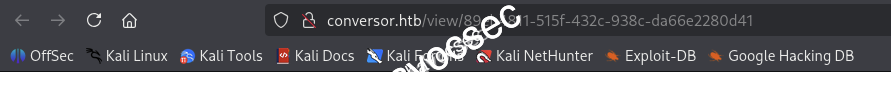 Conversor Website Dashboard Upload Files View