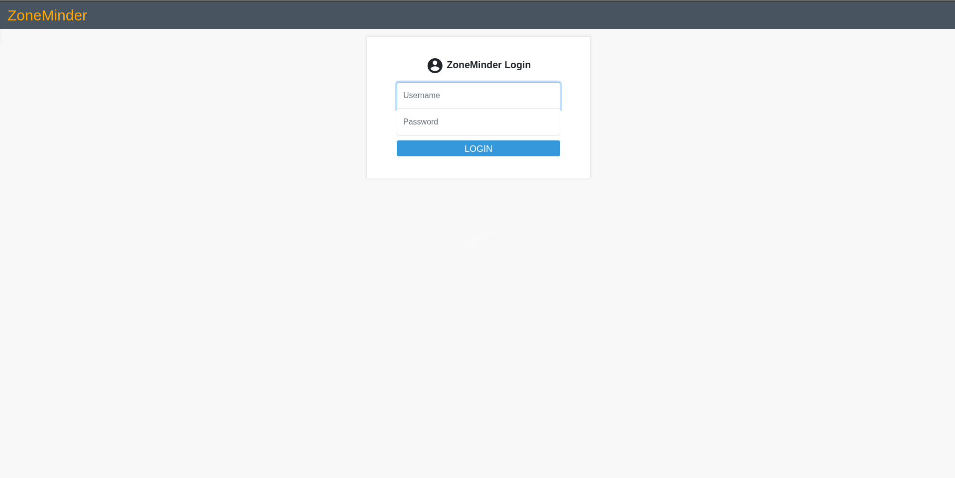 ZoneMinder login page on the CCTV HackTheBox machine