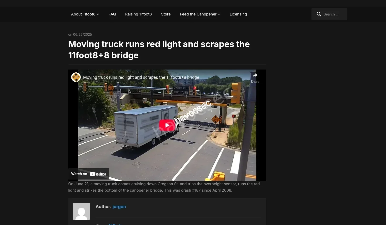 the truck