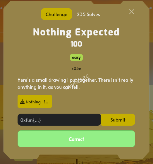 nothing
