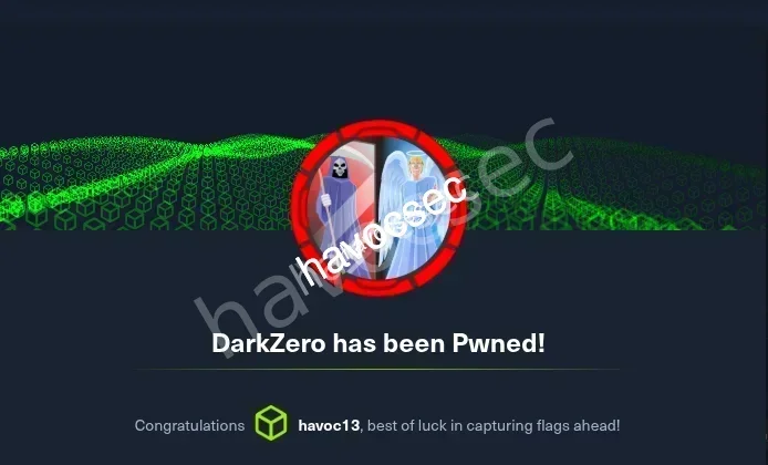DarkZero HTB
