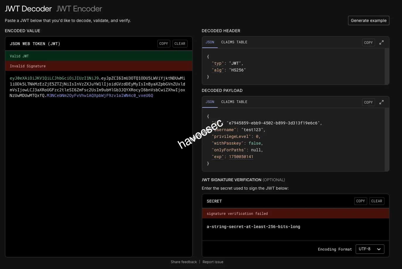JWT Decode