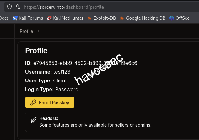 Profile Page