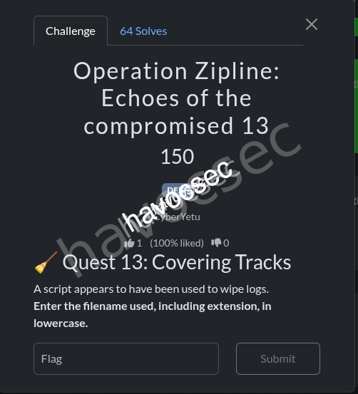 covering tracks