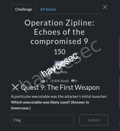 the first weapon